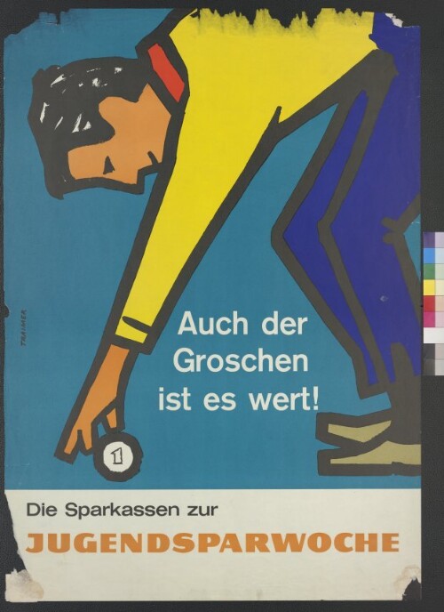 Werbeplakat der Sparkassen