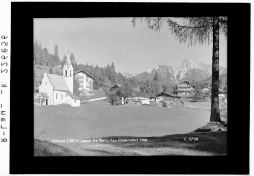Mösern 1200 m gegen Reitherspitze / Oberinntal / Tirol
