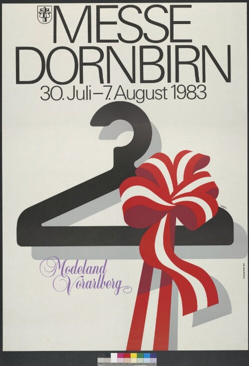 Plakat der Dornbirner Messe Gesellschaft 1983