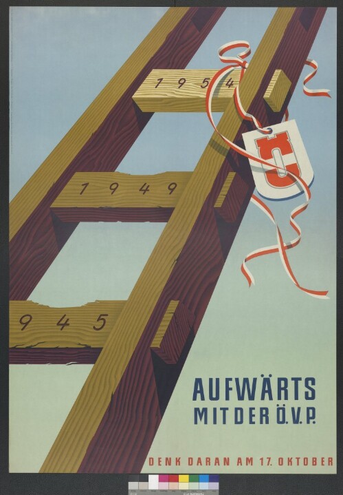 Wahlplakat der Österreichischen Volkspartei