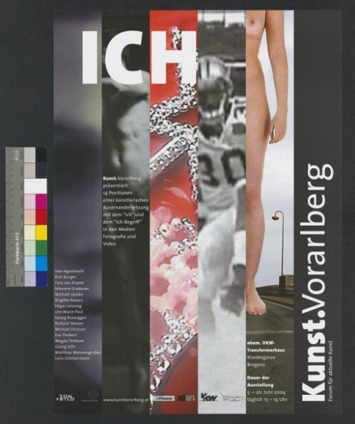 Plakat für die Kunst Vorarlberg