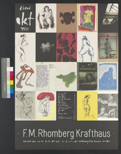 Plakat für das F.M. Rhomberg Krafthaus