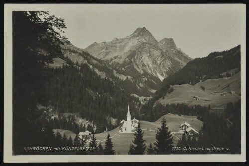 Schröcken mit Künzelspitze