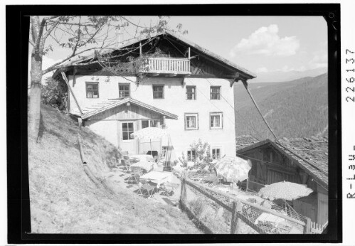 [Jausenstation Vergör ob Fulpmes im Stubaital / Tirol]