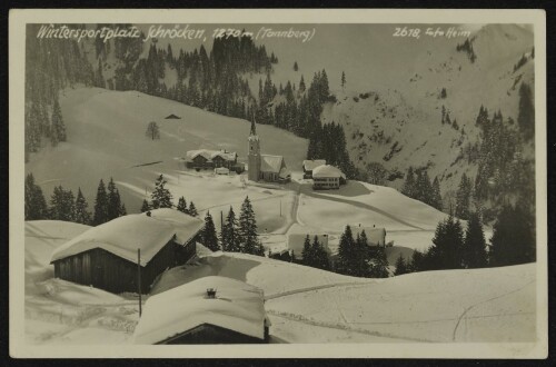 Wintersportplatz Schröcken, 1270 m, (Tannberg)