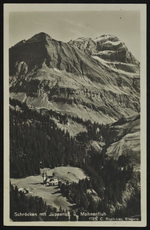 Schröcken mit Juppensp. u. Mohnenfluh