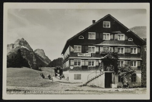 Gasthof Tannberg Schröcken Bregenzer Wald