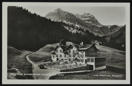 Gasthof Mohnenfluh Schröcken 1270 m