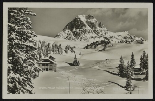 [Schröcken] Sportheim Körbersee 1670 m. Vorarlberg