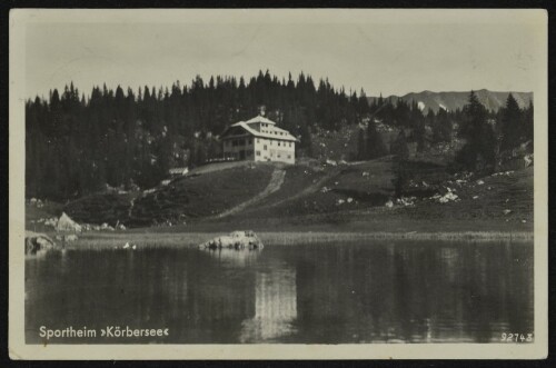 [Schröcken] Sportheim Körbersee