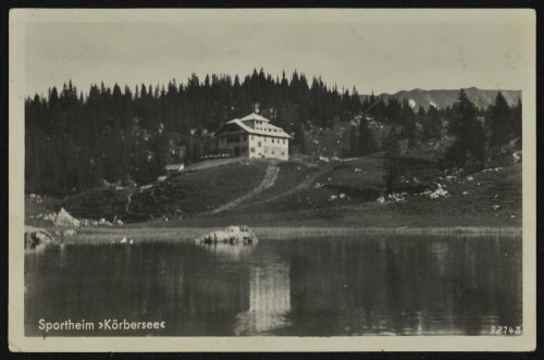 [Schröcken] Sportheim Körbersee