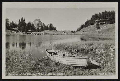 [Schröcken] Sporthotel Körbersee 1700 m mit Künzelspitze