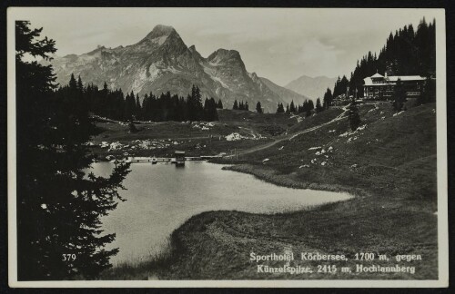 [Schröcken] Sporthotel Körbersee, 1700 m, gegen Künzelspitze, 2415 m, Hochtannberg