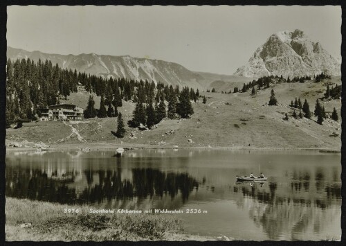 [Schröcken] Sporthotel Körbersee mit Widderstein 2536 m