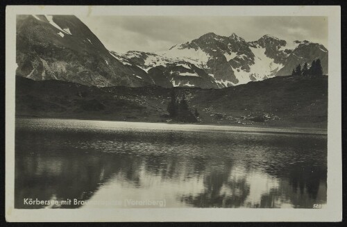 [Schröcken] Körbersee mit Braunarlspitze (Vorarlberg)