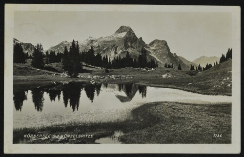 [Schröcken] Körbersee mit Künzelspitze