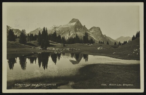 [Schröcken] Körbersee mit Künzelspitze