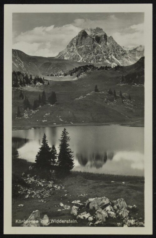 [Schröcken] Körbersee mit Widderstein