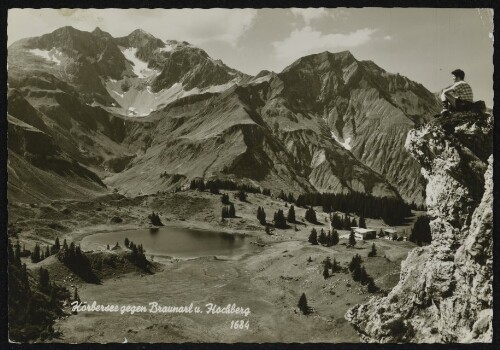 [Schröcken] Körbersee gegen Braunarl u. Hochberg