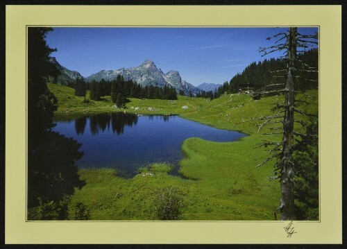 [Schröcken] : [Körbersee, 1662 m, gegen Künzelspitze, 2397 m Bregenzerwald, Österreich ...]