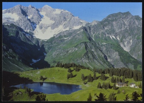 [Schröcken] : [Körbersee, 1700 m mit Braunarlspitze, 2650 m / Hochtannberg Bregenzerwald ...]