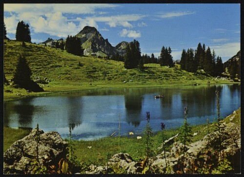 [Schröcken] : [Schröcken - Körbersee, 1662 m gegen Hochkünzelspitze, 2397 m Bregenzerwald, Vorarlberg, Österreich ...]