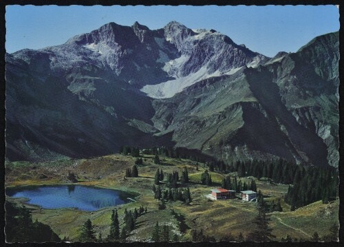 [Schröcken] : [Sporthotel Körbersee, 1700 m, gegen Braunarlspitze, 2651 m, Vorarlberg ...]