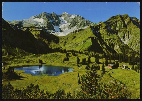[Schröcken] : [Körbersee, 1662 m, ob Schröcken im Bregenzerwald mit Braunarlspitze, 2648 m Vorarlberg, Austria ...]