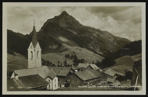 Warth i. Lechtal (1500 m) gegen Biberkopf u. Lechleiten : [Deutsche Heimatbilder ...]