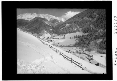 Navis 1343 m gegen Sonnenspitze 2831 m Geierspitze 2854 m / Tirol : [Navis gegen Kreuzjöchl]