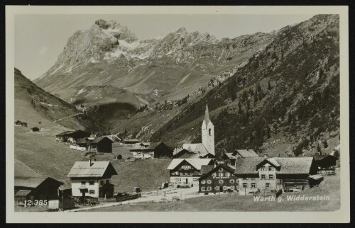 Warth g. Widderstein