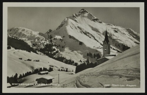 Wintersportplatz Warth 1500 m