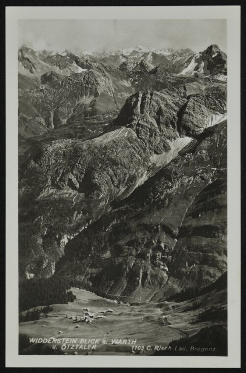 Widderstein Blick a. Warth u. Ötztaler