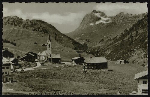 Warth : [Warth 1497 m / Vorarlberg mit Widderstein 2536 m ...]