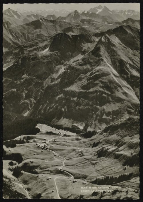 Warth am Arlberg 1500 m gegen Lechtaleralpen