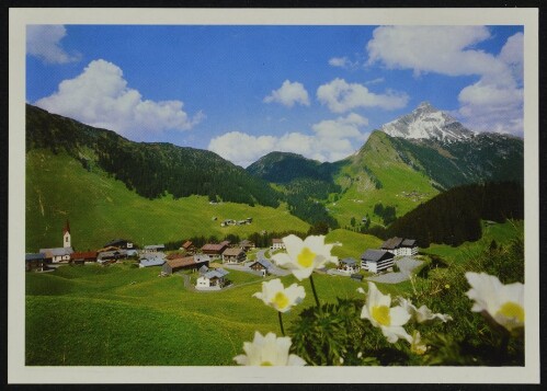 [Warth] : [Warth/Arlberg (1495 m) gegen Biberkopf (2599 m) Vorarlberg/Austria ...]