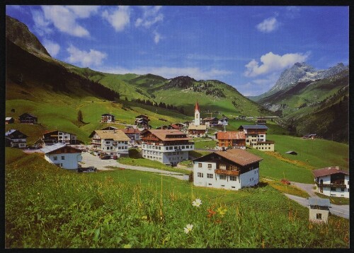 [Warth] : [Warth am Hochtannberg, 1497 m, gegen Widderstein, 2533 m Vorarlberg, Österreich ...]