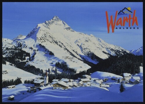 Warth Arlberg : [Warth am Arlberg, 1500 m gegen Biberkopf Vorarlberg, Österreich ...]