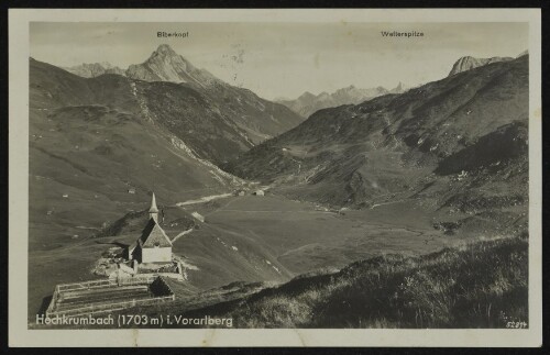 [Warth] Hochkrumbach (1703 m) i. Vorarlberg : Biberkopf : Wetterspitze