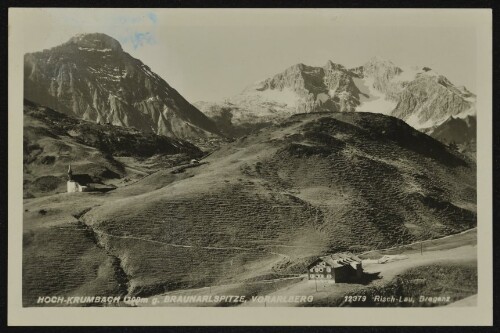 [Warth] Hoch-Krumbach 1700 m g. Braunarlspitze, Vorarlberg