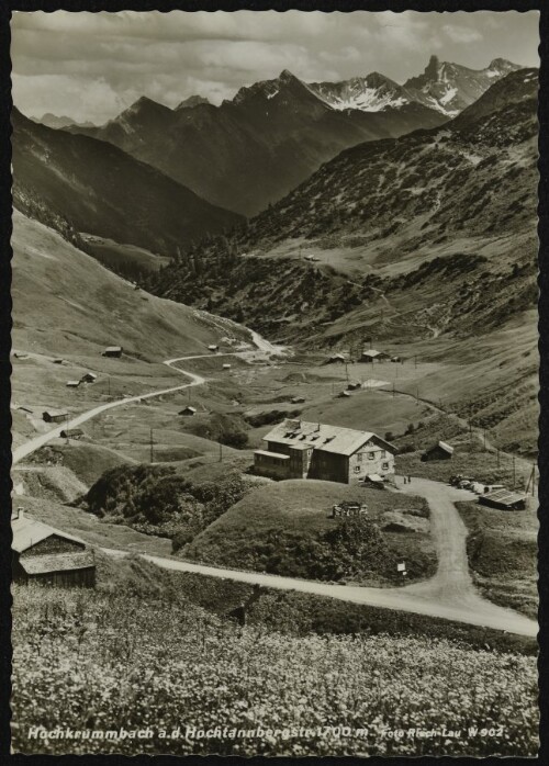 [Warth] Hochkrummbach a. d. Hochtannbergstr. 1700 m