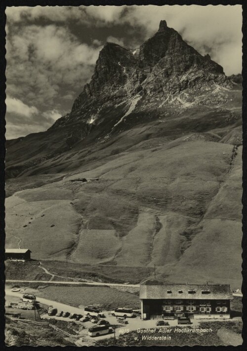 [Warth] Gasthof Adler Hochkrumbach u. Widderstein