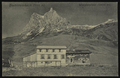 [Warth] Hochkrumbach (1703 m) : Widderstein (2536 m) : [Postkarte ...]