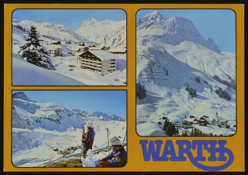 Warth : [Warth, 1497 m am Arlberg - Vorarlberg ...]