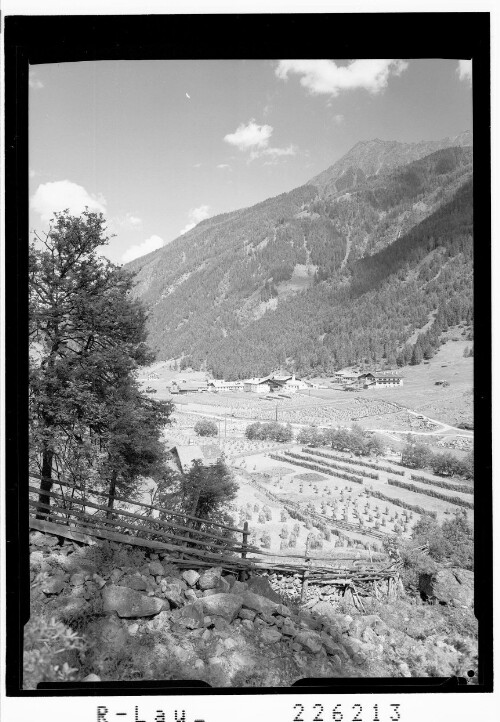 [Krössbach im Stubaital - Unterbergtal gegen Zwölferspitze / Tirol]