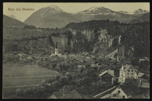 Bürs bei Bludenz : [Postkarte ...]