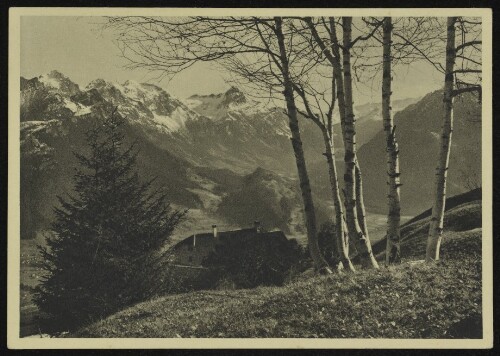 [Bürserberg Tschengla] : [Tschengla mit Klostertal ...]