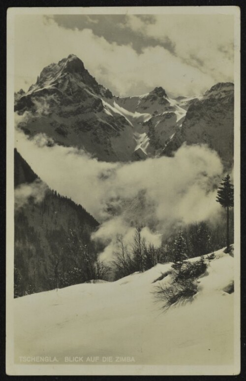 [Bürserberg] Tschengla Blick auf die Zimba