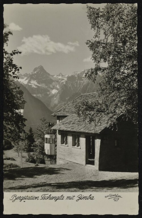 [Bürserberg] Bergstation Tschengla mit Zimba