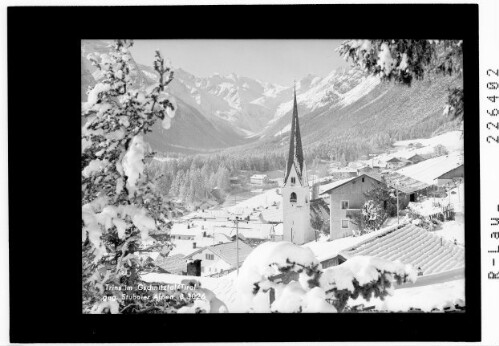 Trins im Gschnitztal / Tirol gegen Stubaier Alpen